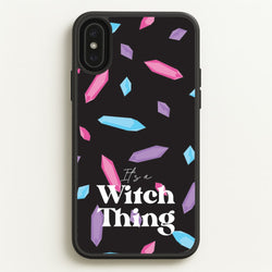 It's A Witch Thing Pattern  - Goth Aesthetic Phone Case for iPhone XS Max