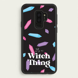 It's A Witch Thing Pattern  - Goth Aesthetic Phone Case for Galaxy S9 Plus