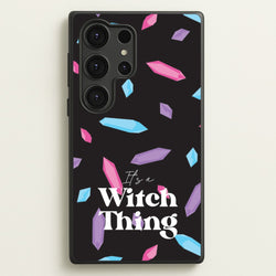 It's A Witch Thing Pattern  - Goth Aesthetic Phone Case for Galaxy S25 Ultra