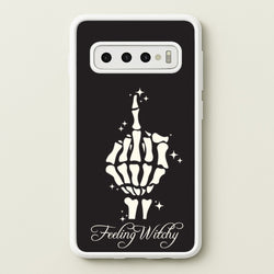 Feeling Witchy  - Goth Aesthetic Phone Case for Galaxy S10 Plus