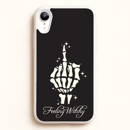 Feeling Witchy  - Goth Aesthetic Phone Case for iPhone XR
