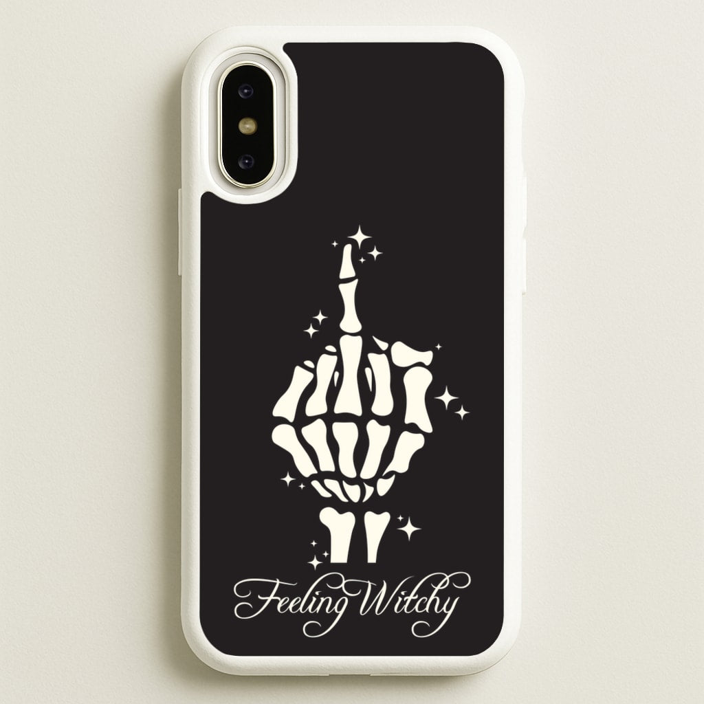 Feeling Witchy  - Goth Aesthetic Phone Case for iPhone X / XS