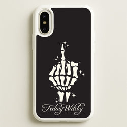 Feeling Witchy  - Goth Aesthetic Phone Case for iPhone X / XS
