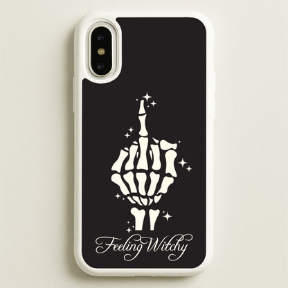 Feeling Witchy  - Goth Aesthetic Phone Case for iPhone X / XS