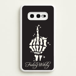 Feeling Witchy  - Goth Aesthetic Phone Case for Galaxy S10e