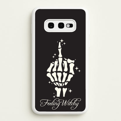 Feeling Witchy  - Goth Aesthetic Phone Case for Galaxy S10e