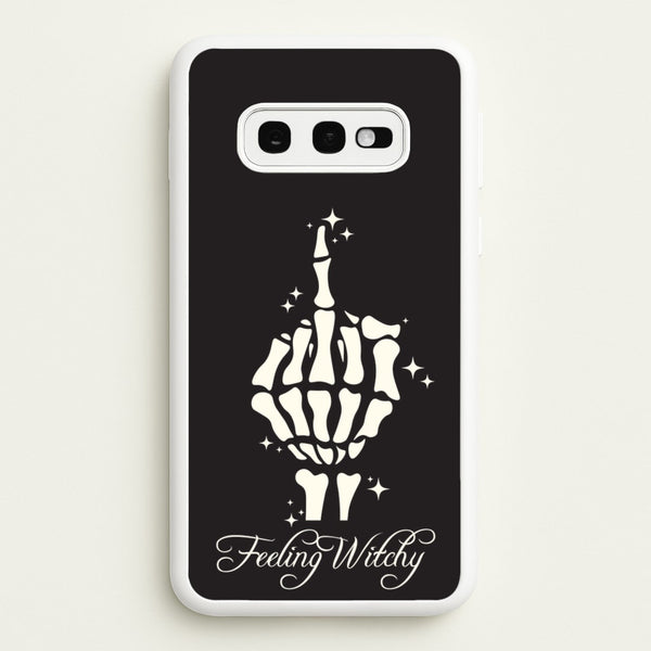 Feeling Witchy  - Goth Aesthetic Phone Case for Galaxy S10e