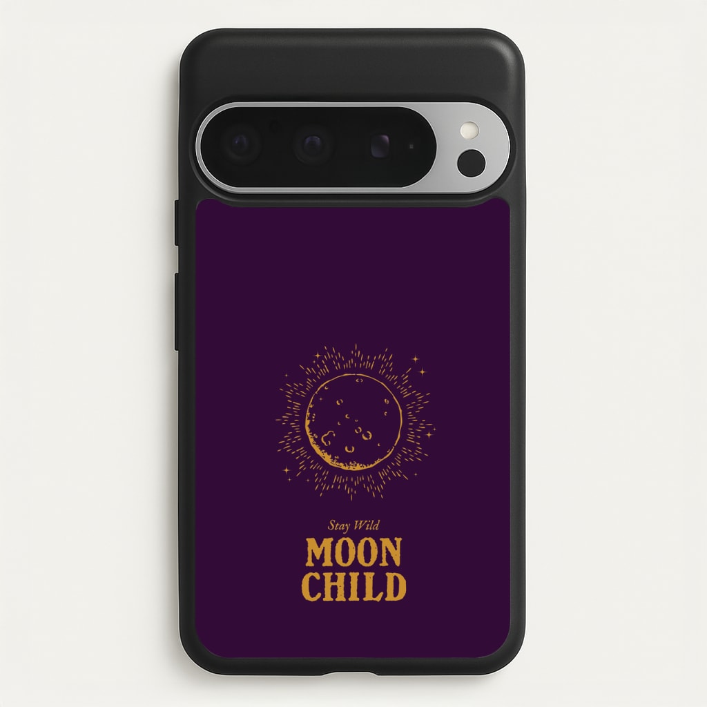 Stay Wild, Moon Child  - Goth Aesthetic Phone Case for Google Pixel 9 Pro XL