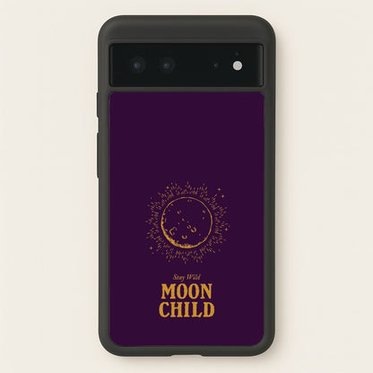 Stay Wild, Moon Child  - Goth Aesthetic Phone Case for Google Pixel 6
