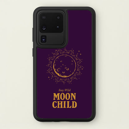 Stay Wild, Moon Child  - Goth Aesthetic Phone Case for Galaxy S20 Ultra