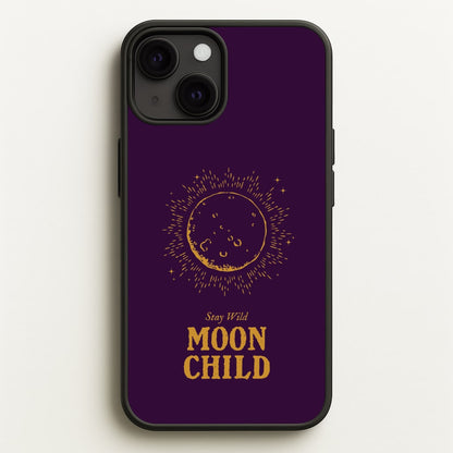 Stay Wild, Moon Child  - Goth Aesthetic Phone Case for iPhone 13 Mini