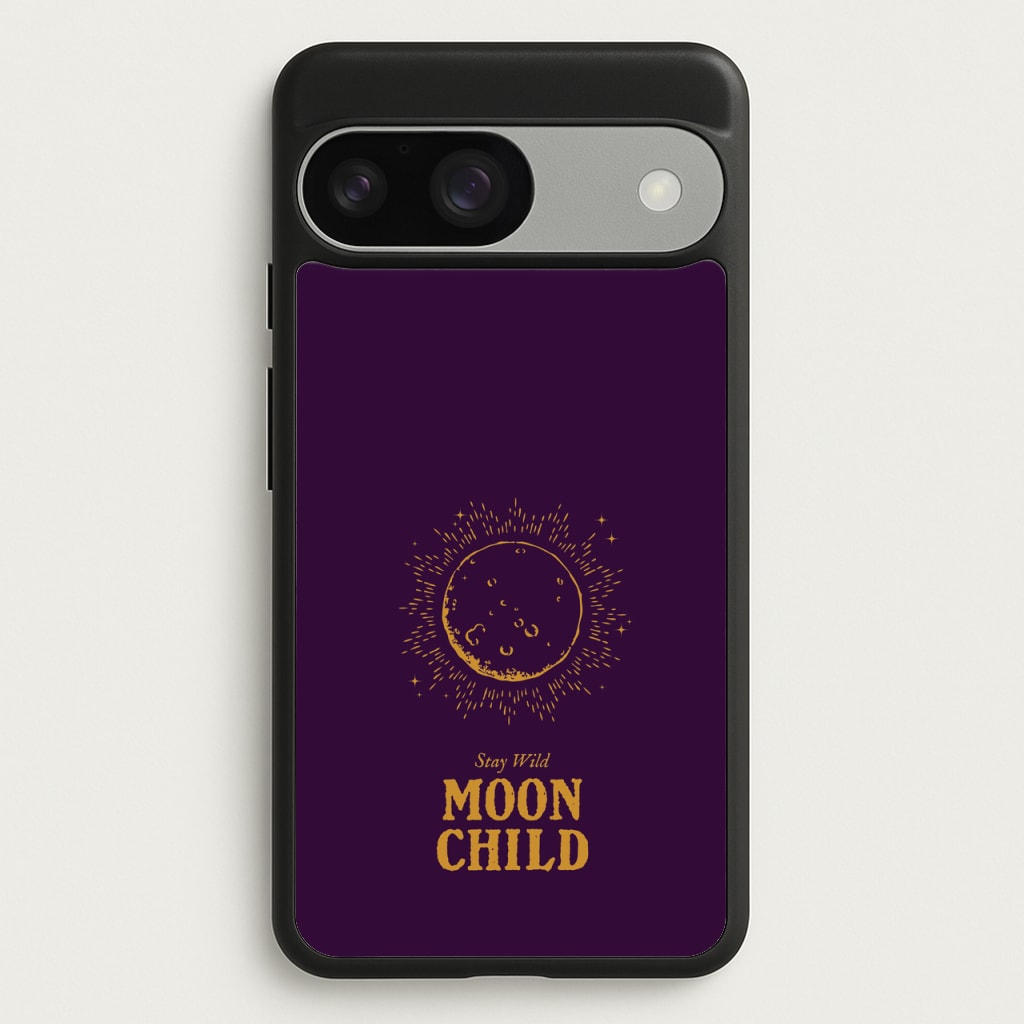 Stay Wild, Moon Child  - Goth Aesthetic Phone Case for Google Pixel 9 / 9 Pro