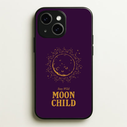 Stay Wild, Moon Child  - Goth Aesthetic Phone Case for iPhone 14 Plus