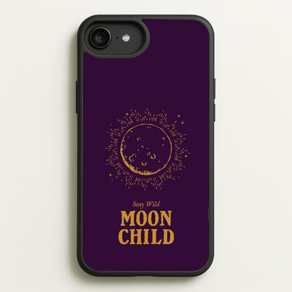 Stay Wild, Moon Child  - Goth Aesthetic Phone Case for iPhone 6 Plus / 7 Plus / 8 Plus