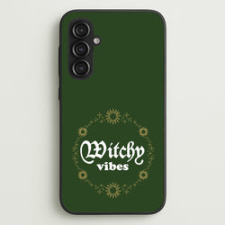 Witchy Vibes Green  - Goth Aesthetic Phone Case for Galaxy S23FE
