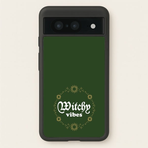 Witchy Vibes Green  - Goth Aesthetic Phone Case for Google Pixel 8