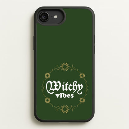 Witchy Vibes Green  - Goth Aesthetic Phone Case for iPhone 6 Plus / 7 Plus / 8 Plus