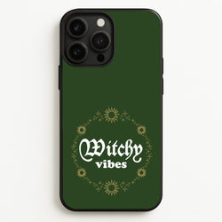 Witchy Vibes Green  - Goth Aesthetic Phone Case for iPhone 13 Pro Max