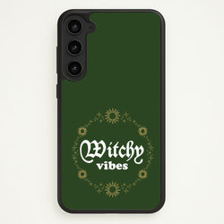 Witchy Vibes Green  - Goth Aesthetic Phone Case for Galaxy S23