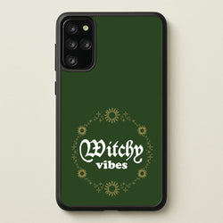 Witchy Vibes Green  - Goth Aesthetic Phone Case for Galaxy S20 Plus