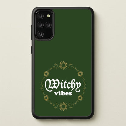 Witchy Vibes Green  - Goth Aesthetic Phone Case for Galaxy S20 Plus