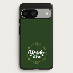 Witchy Vibes Green  - Goth Aesthetic Phone Case for Google Pixel 9 / 9 Pro