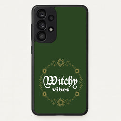 Witchy Vibes Green  - Goth Aesthetic Phone Case for Galaxy A53