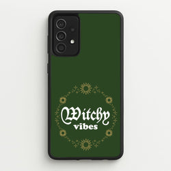 Witchy Vibes Green  - Goth Aesthetic Phone Case for Galaxy A52 / A52s