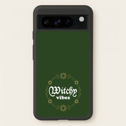 Witchy Vibes Green  - Goth Aesthetic Phone Case for Google Pixel 8 Pro