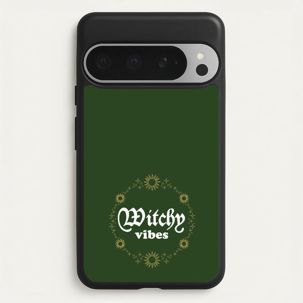 Witchy Vibes Green  - Goth Aesthetic Phone Case for Google Pixel 9 Pro XL