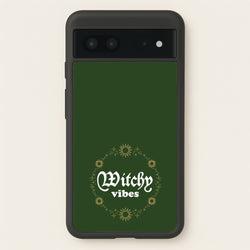 Witchy Vibes Green  - Goth Aesthetic Phone Case for Google Pixel 7