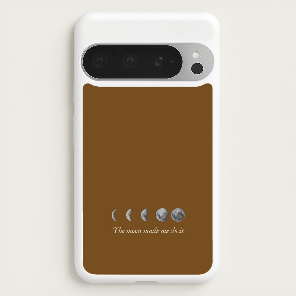 The Moon Made Me Do It  - Goth Aesthetic Phone Case for Google Pixel 9 Pro XL