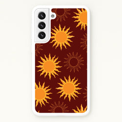 Vintage Sun Pattern  - Goth Aesthetic Phone Case for Galaxy S22 Plus