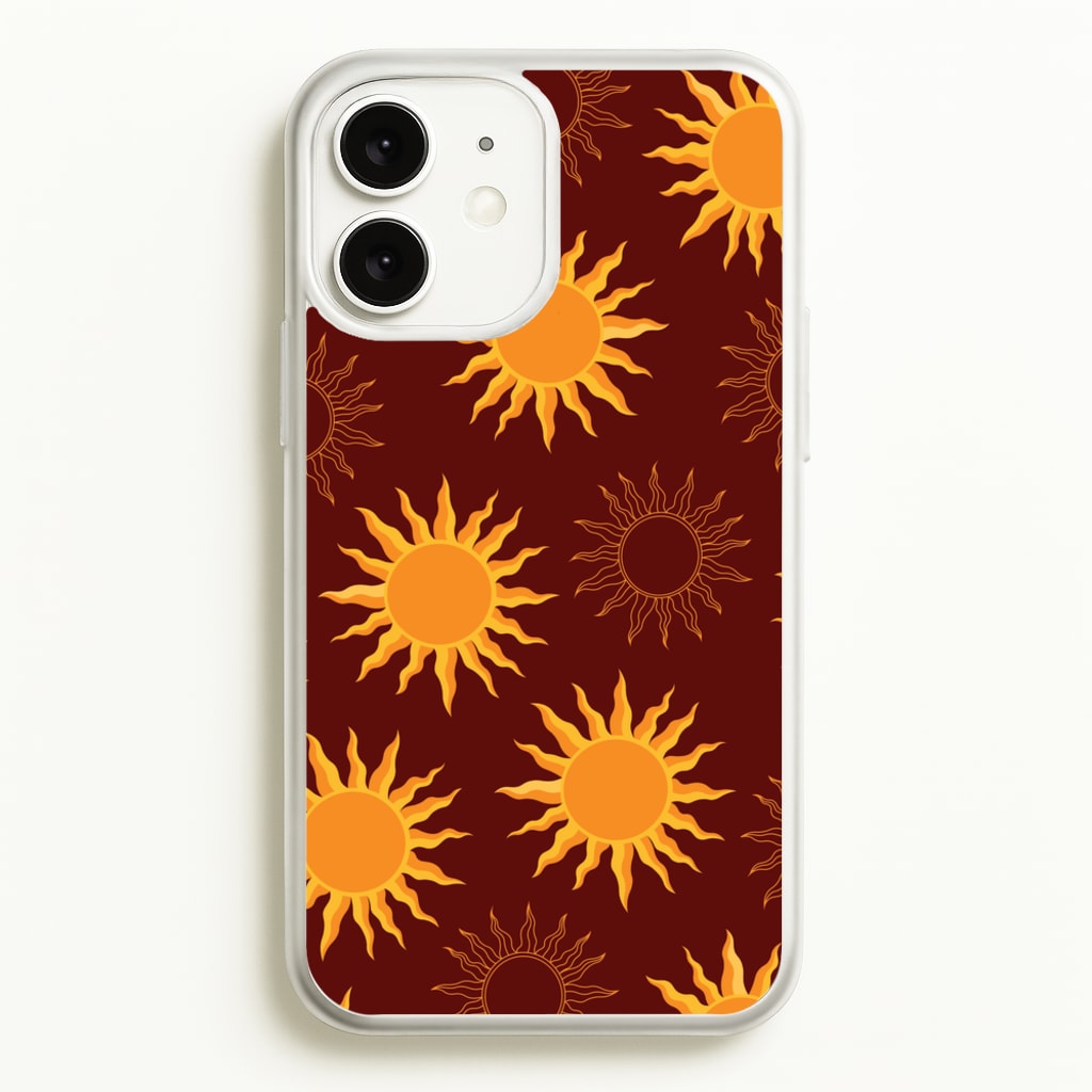 Vintage Sun Pattern  - Goth Aesthetic Phone Case for iPhone 11