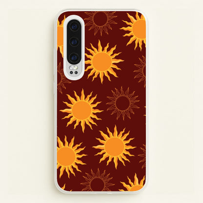 Vintage Sun Pattern  - Goth Aesthetic Phone Case for Huawei P30