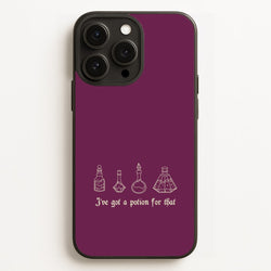 I've Got A Potion For You Dark Pink  - Goth Aesthetic Phone Case for iPhone 16 Pro Max