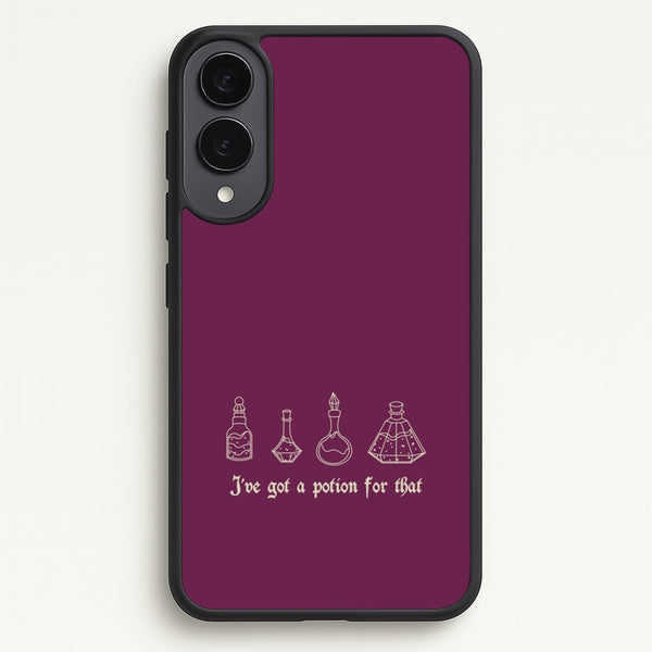 I've Got A Potion For You Dark Pink  - Goth Aesthetic Phone Case for Galaxy S25 Edge