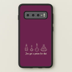 I've Got A Potion For You Dark Pink  - Goth Aesthetic Phone Case for Galaxy S10 Plus