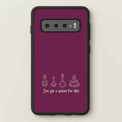 I've Got A Potion For You Dark Pink  - Goth Aesthetic Phone Case for Galaxy S10 Plus