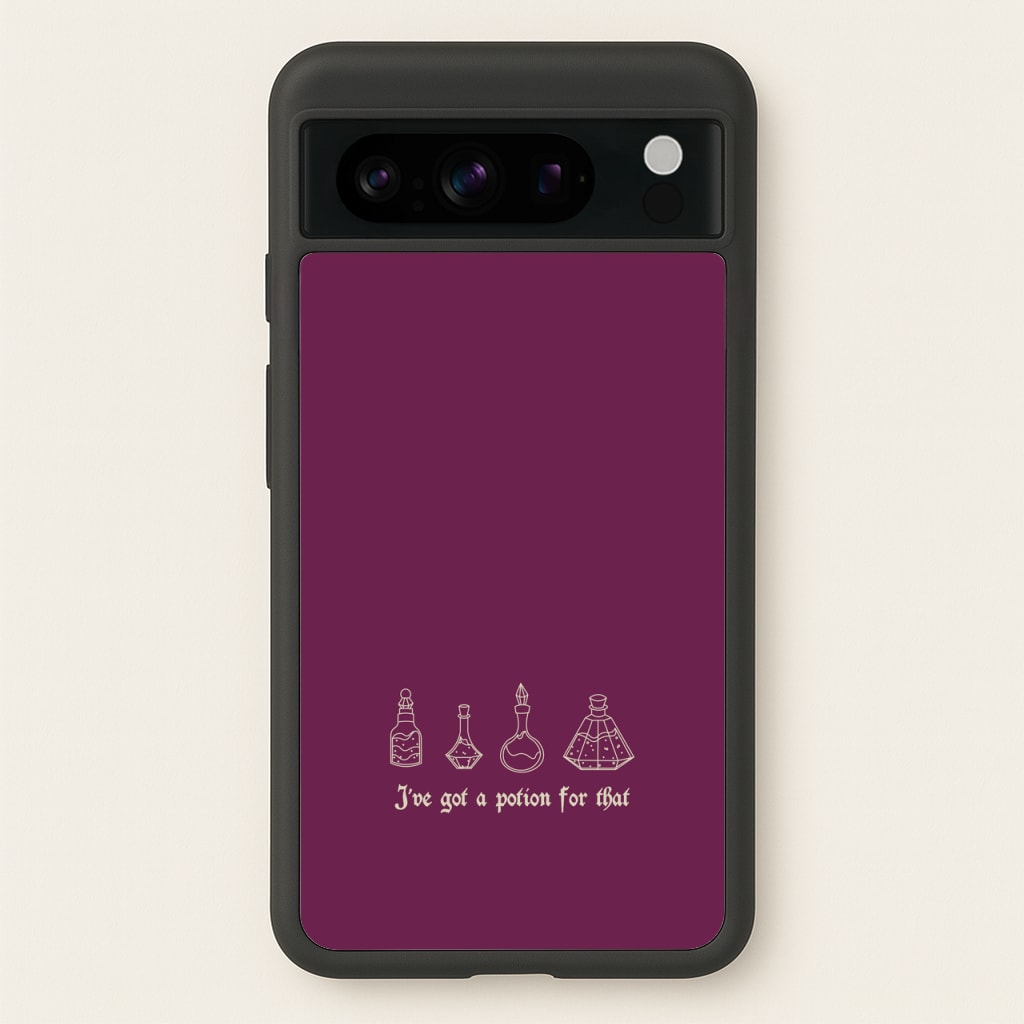 I've Got A Potion For You Dark Pink  - Goth Aesthetic Phone Case for Google Pixel 8 Pro