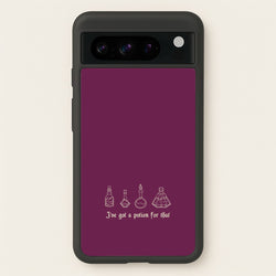 I've Got A Potion For You Dark Pink  - Goth Aesthetic Phone Case for Google Pixel 8 Pro