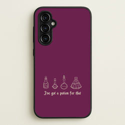 I've Got A Potion For You Dark Pink  - Goth Aesthetic Phone Case for Galaxy A54