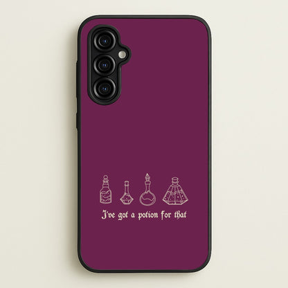 I've Got A Potion For You Dark Pink  - Goth Aesthetic Phone Case for Galaxy A54