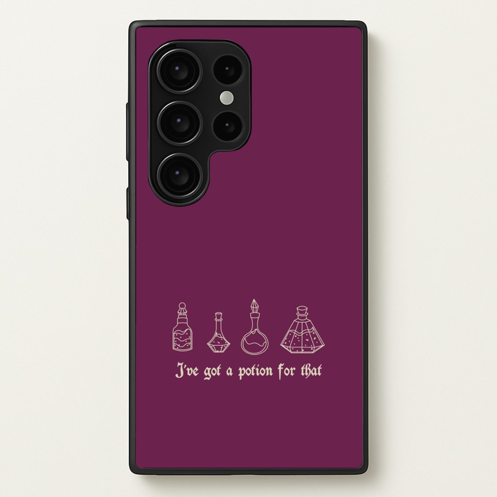 I've Got A Potion For You Dark Pink  - Goth Aesthetic Phone Case for Galaxy S24 Ultra