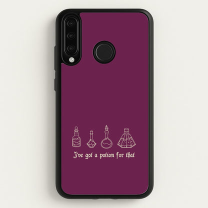 I've Got A Potion For You Dark Pink  - Goth Aesthetic Phone Case for Huawei P30 Lite
