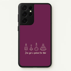 I've Got A Potion For You Dark Pink  - Goth Aesthetic Phone Case for Galaxy S21 Ultra
