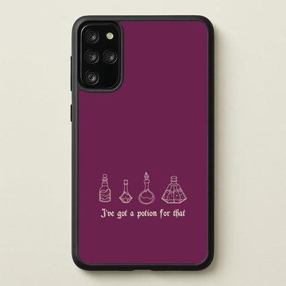 I've Got A Potion For You Dark Pink  - Goth Aesthetic Phone Case for Galaxy S20 Plus