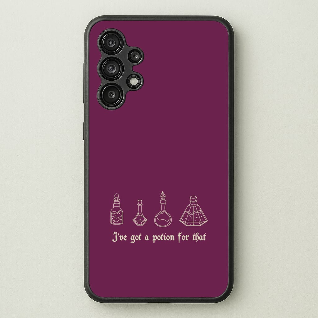 I've Got A Potion For You Dark Pink  - Goth Aesthetic Phone Case for Galaxy A13