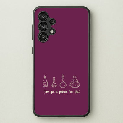 I've Got A Potion For You Dark Pink  - Goth Aesthetic Phone Case for Galaxy A13