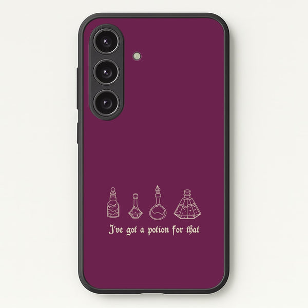 I've Got A Potion For You Dark Pink  - Goth Aesthetic Phone Case for Galaxy S24